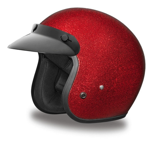 Daytona Helmets D O T Cruiser - Red Metal Flake
