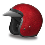 Daytona Helmets D O T Cruiser - Red Metal Flake