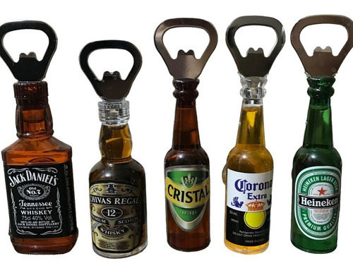 Destapador De Cervezas Botellas Iman Abridor Con Diseños 