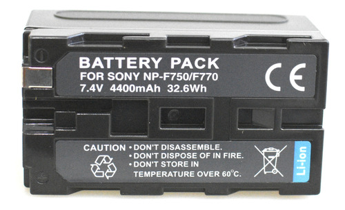 Bateria Recargable Tipo Sony Np-f Para Iluminador Luces Led