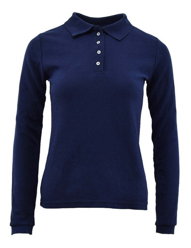 Playera Polo Para Dama Manga Larga Sartex Suavizada | MercadoLibre