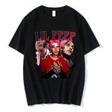 Camiseta De Manga Corta Con Estampado Gráfico Lil Peep