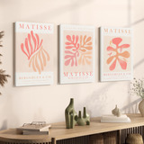 Set X3 Cuadros Decorativos 30x45 - Matisse 01 - Canvas