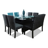 Comedor Minimalista Mod Yemen 8 Sillas Moderno