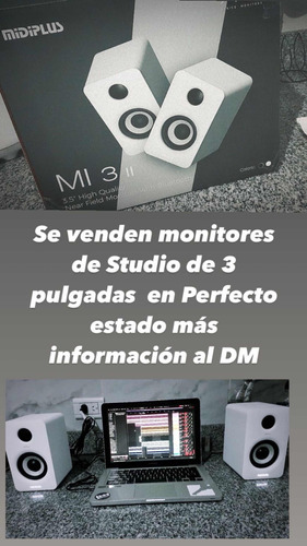 Monitores De Studio Tres Pulgadas Midi Plus