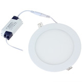 Lampara Panel Led  Empotrar En Plafon O  Bote 9w Blanca Full