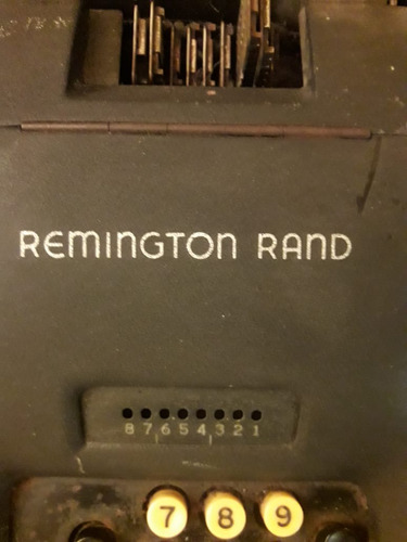 Caja Registradora Antigua Remington Rand Coleccion!