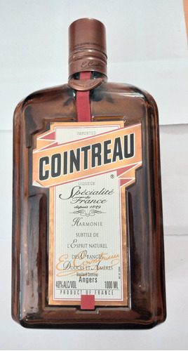 Botella Antigua De Cointreau Vacía En Perfectas Condiciones 