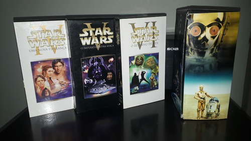 Box Vhs Trilogia Star Wars Edição Especial Reedição 2000