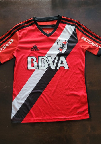 Camiseta River 2015 Suplente adidas Original Talle Niño