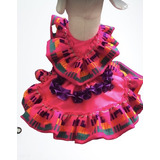 Vestido Para Perrita  Rosa, Raza Pequeña, Cambaya 