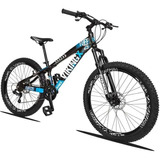 Bicicleta  Vikingx Tuff 30 Aro 26 21v Cor Preto/azul-celeste