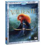 Valiente Disney Pixar Pelicula Blu-ray 3d Con Slipcover