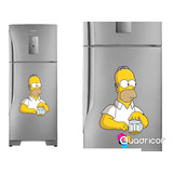 Adesivo Para Geladeira E Decoração Casa Homer Simpson 55 Cm 