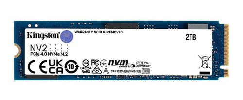 Ssd Kingston Nv2 Nvme, 2tb, Pci Express 4.0, M.2