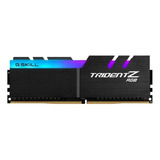 Memoria Ram Trident Z Rgb Gamer Color Negro 16gb 2 G.skill F4-3200c16d-16gtzr