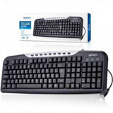 Teclado Multimídia Usb Abnt Padrão Brasileiro Exbom - Bk-146 Cor De Teclado Preto