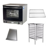 Horno Convector Pauna Beta 21 C/base + 4 Latas + 2 Rejillas 