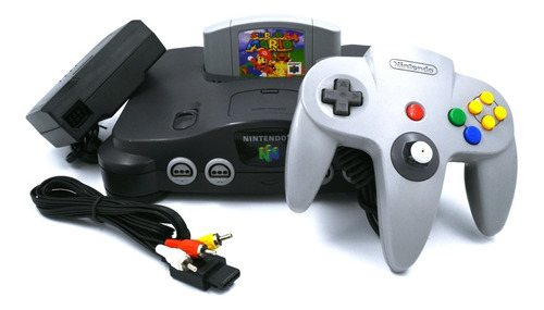 Nintendo N64 Original 90s + Control Original + Juego Mario64