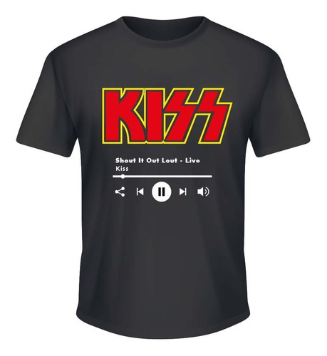 Polera Rockera Kiss Spotify