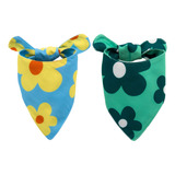 Bandana Para Perros Branson's Buddies - Paquete De 2 | Flor 