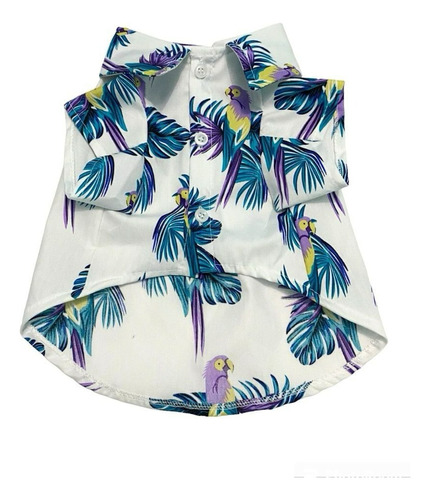 Camisa Hawaiana Para Mascota Diferentes Colores Y Tallas 1-7