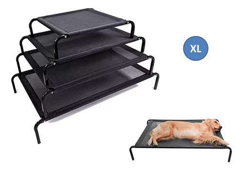 Cama Refrescante En Altura Para Perros Gatos Elevada Xl