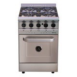 Cocina Industrial Morelli Country Forza 550 A Gas/eléctrica 4 Hornallas  Acero Inoxidable 220v Puerta Ciega 35l