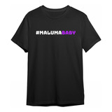 Camisetas Maluma Baby Tendencia Cantante Arte Camisas Negras