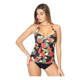 Tankini Con Taza Soft Estampada 2163 Yamiel