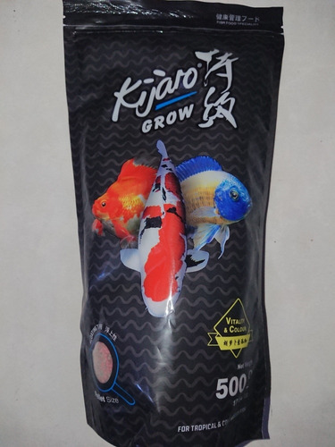 Alimento Para Peces Premium Kijaro Pellet 500g Pellet Ch 1mm