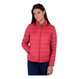 Campera Uniqlo De Mujer Rojo Coral 100% Original