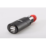 Adaptador Europeo Y  Americano A Usb Doble 2100 Ma C/u