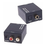 Conversor Audio Optic Digital Fibra/coaxial P/ Rca Analogico