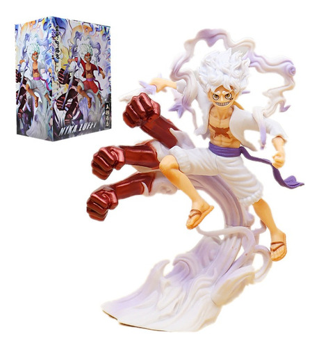 Monkey D Luffy One Piece Gear 5 Nika Dios Fire Punch Figura