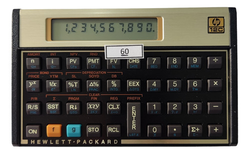 Calculadora Financeira Hp 12c Gold Português Modelo 60