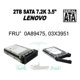 2tb Sata De 3.5  Lenovo  7.2k  Gb/s  0a89475, 03x3951