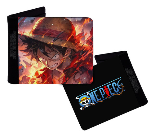 Billetera Cuero Sintetico One Piece Anime Tarjetero 07