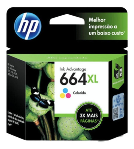 Cartucho De Tinta Hp 664xl Color Original