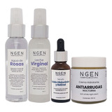 Set Facial Nocturno Antiage Flores Y Retinol | 100% Natural 