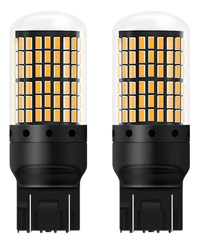 2 Focos 7443 Led T20 Wy21w Blanco Rojo Amber