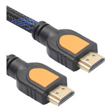 Cable Hdmi 4k  5m Uhd Doble Filtro Mallado Punta Dorada