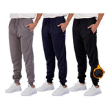 Pack 3 Pantalones Buzo Niño Talla 8-16 Liso