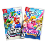 Combo Princess Peach Showtime + Mario Bros Wonder Switch