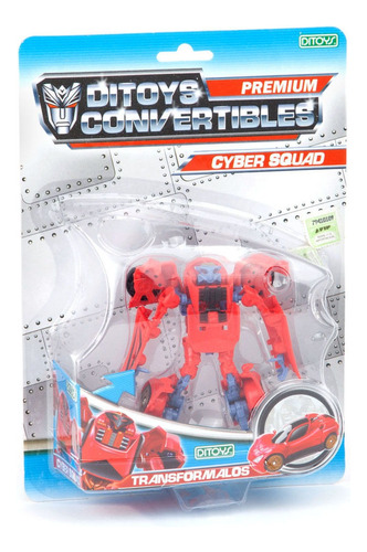 Convertibles Cyber Squad Auto Rojo Ditoys