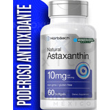 Astaxantina 10 Mg Antioxidante (60 Cápsulas) Americano Sabor Sin Sabor