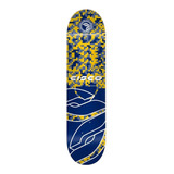 Shape  De Skateboarding Cisco Marfim Camuflado Azul - 8.0