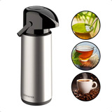 Garrafa Térmica Unitermi  Inox Verona 1,8l Pressão Chá/café