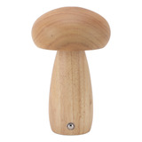 Mesa De Carga Usb Wood Mushroom Con Control Táctil