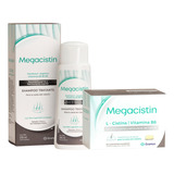 Combo Megacistin Caida Cabello Shampoo  + Comprimidos X 60